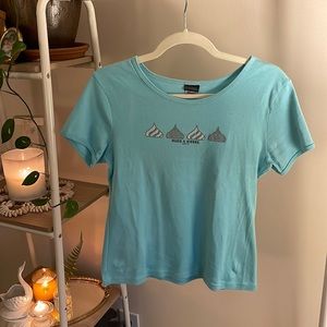 🍫 Vintage Hershey Kisses Y2K Bedazzled T-Shirt